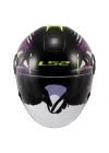 LS2 CLASSY PALM SİYAH KASK