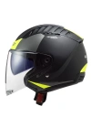 LS2 COPTER 2 URBANE MAT SİYAH-NEON SARI KASK