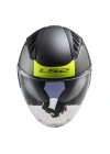 LS2 COPTER 2 URBANE MAT SİYAH-NEON SARI KASK