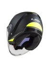 LS2 COPTER 2 URBANE MAT SİYAH-NEON SARI KASK