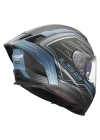 LS2 DRAGON KARBON SUBIC MAT MAVİ PETROL KASK