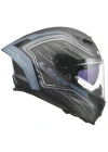 LS2 DRAGON KARBON SUBIC MAT MAVİ PETROL KASK