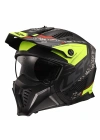 LS2 DRIFTER DEVOR MAT SİYAH-NEON SARI KASK