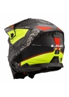 LS2 DRIFTER DEVOR MAT SİYAH-NEON SARI KASK