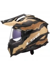 LS2 EXPLORER C KARBON TRICK MAT KAHVE- KASK