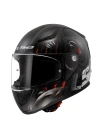 LS2 RAPID 2 CLAWN MAT SİYAH-GRİ-KIRMIZI KASK