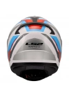 LS2 RAPID 2 HYPER BEYAZ-MAVİ-KIRMIZI KASK