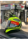 Ls2 Storm 2 Dodger Mat Siyah-Neon Sarı Full Face Motosiklet Kask
