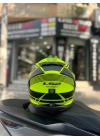 Ls2 Storm 2 Dodger Mat Siyah-Neon Sarı Full Face Motosiklet Kask