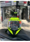 Ls2 Storm 2 Dodger Mat Siyah-Neon Sarı Full Face Motosiklet Kask