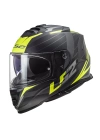 LS2 STORM 2 NERVE MAT SİYAH-NEON SARI KASK