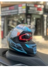 Ls2 Storm 2 Racer Mat Mavi Full Face Kask