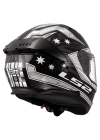 LS2 STREAM 2 GALDAM SİYAH-BEYAZ KASK