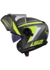 LS2 STROBE 2 PHANTOM MAT TITANIUM- KASK