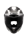 LS2 THUNDER KARBON GP AERO RAUTE BEYAZ-GRİ KASK