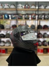 Sw 865 Space Black Red Full Face Motosiklet Kask