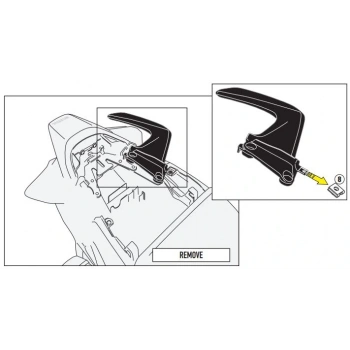 GIVI1132KITHONDAVFR800F(14-20)YANÇANTATAŞIYICIBAĞLANTIKITI
