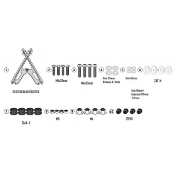 GIVID5142KITBMWCE04(22-25)RÜZGARSİPERLİKBAĞLANTISI