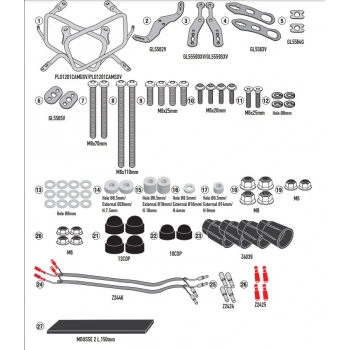 GIVIPLO1201CAMHONDAXL750TRANSALP(23-25)YANÇANTATAŞIYICI