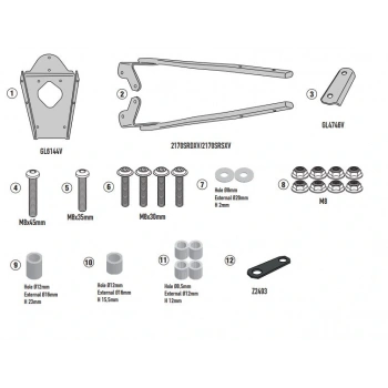 GIVISR2170YAMAHAN-MAX125(25)ARKAÇANTATAŞIYICI
