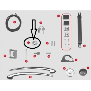 GIVIZ389ÇANTAKİLİTMEKANİZMASITUTUCUSACE21