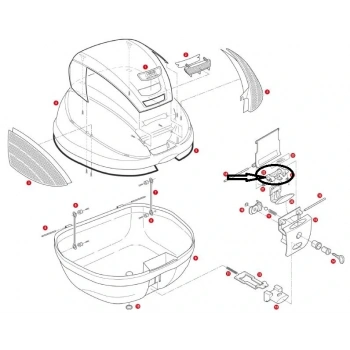 GIVIZ643NRÇANTAKİLİTPARÇASITRK33-V46-E370
