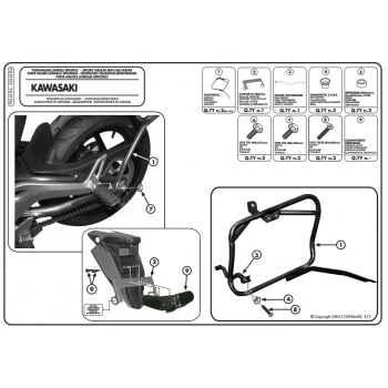 KAPPAKLX4104KAWASAKIER-6N-ER-6F650(12-16)YANÇANTATAŞIYICI