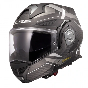 LS2 ADVANT X KARBON HORIZON MAT GÜMÜŞ-GRİ KASK