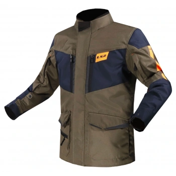 LS2 METROPOLIS EVO MONT HAKİ-MAVİ-NEON TURUNCU