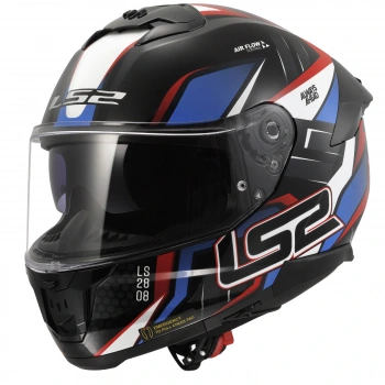 LS2 STREAM 2 TINUX SİYAH-KIRMIZI KASK