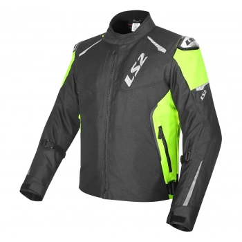 LS2 ZOOM MONT SİYAH-NEON SARI