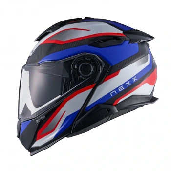 NEXX X.LIFETOUR PRO MILE MAT KARBON MAVİ-KIRMIZI KASK