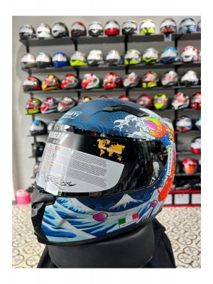 SW 820 DAKAR FISH FULL FACE MOTOSİKLET KASKI