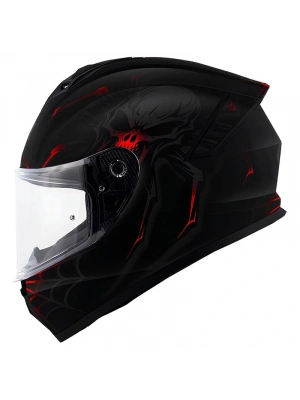 GIVI 50.X ARACHNO MAT SİYAH-KIRMIZI KASK