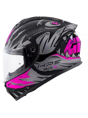 GIVI 50.X SHARKBITE MAT SİYAH-GRİ- KASK