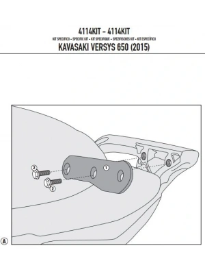 GIVI 4114KIT KAWASAKI VERSYS 650 (15-24) YAN ÇANTA TAŞIYICI BAĞLANTI KITI