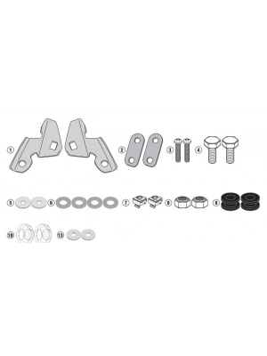 GIVI D1163KIT HONDA PCX 125 (18-20) RÜZGAR SİPERLİK BAĞLANTISI