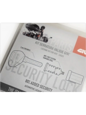 GIVI SL102 ÇANTA GÜVENLİKLİ ANAHTAR SETİ 2Lİ