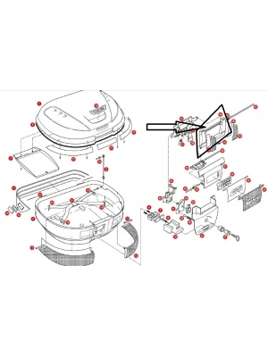 GIVI Z367N ÇANTA KİLİT MEKANİZMA KAPAK ÜST E52