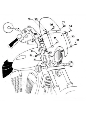 KAPPA AS100A2K UNIVERSAL RÜZGAR SİPERLİK BAĞLANTISI