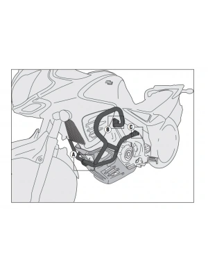 KAPPA KN3101 SUZUKI DL 650 V-STROM (11-25) KORUMA DEMİRİ