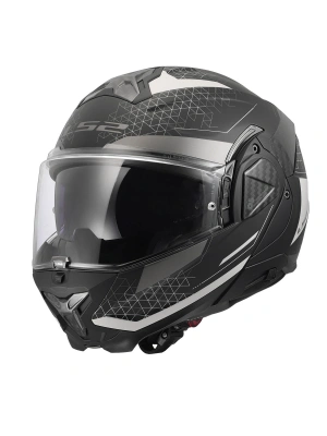 LS2 ADVANT 2 ASTRAL MAT GRİ-SİYAH KASK