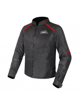 LS2 BREEZE MONT SİYAH-KIRMIZI