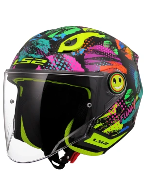 LS2 FUNNY 2 JOY SİYAH ÇOCUK KASK