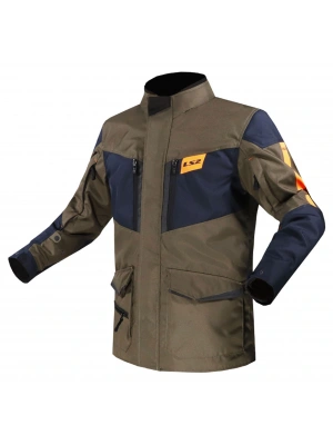 LS2 METROPOLIS EVO MONT HAKİ-MAVİ-NEON TURUNCU