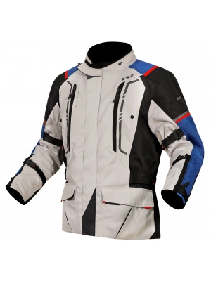 LS2 NARVIK MONT MAVİ-SİYAH-GRİ-KIRMIZI