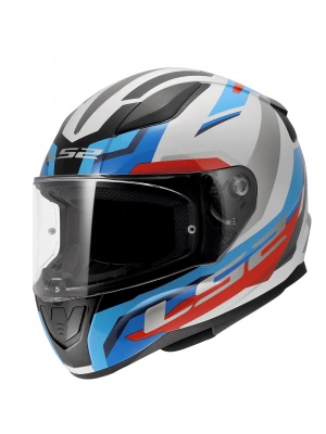 LS2 RAPID 2 HYPER BEYAZ-MAVİ-KIRMIZI KASK