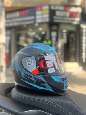 Ls2 Storm 2 Racer Mat Mavi Full Face Kask