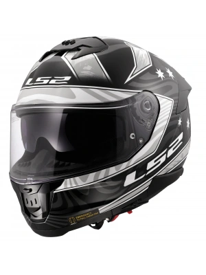 LS2 STREAM 2 GALDAM SİYAH-BEYAZ KASK