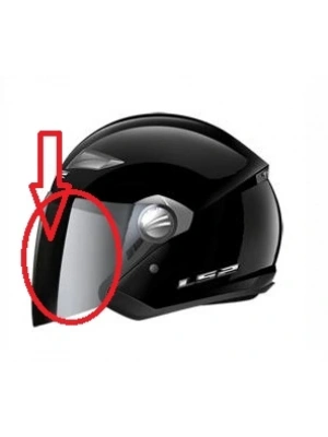 LS2 TRACK KASK CAMI SİYAH